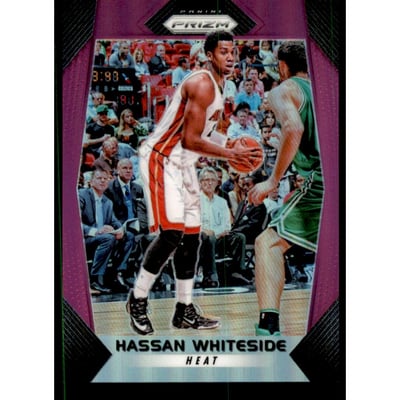 2017-18 Panini Prizm Prizms Purple #55 Hassan Whiteside