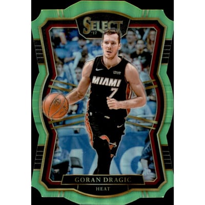 2017-18 Select Prizms Die Cut Neon Green #157 Goran Dragic