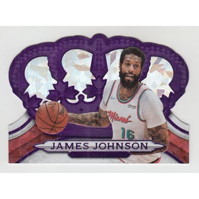 2018-19 Crown Royale Crystal Purple #172 James Johnson