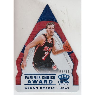 2018-19 Crown Royale Panini's Choice Blue #11 Goran Dragic