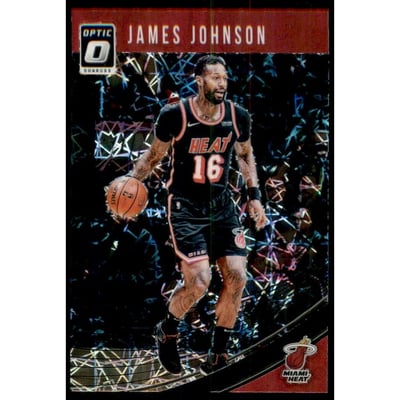 2018-19 Donruss Optic Black Velocity #25 James Johnson