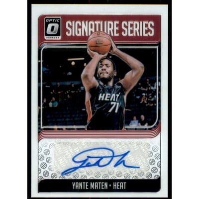 2018-19 Donruss Optic Signature Series #95 Yante Maten