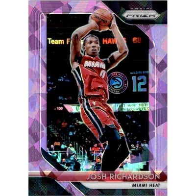 2018-19 Panini Prizm Prizms Purple Ice #176 Josh Richardson