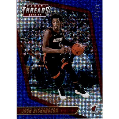 2018-19 Panini Threads Dazzle Blue #30 Josh Richardson