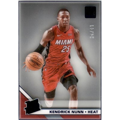 2019-20 Clearly Donruss Blue #96 Kendrick Nunn RR