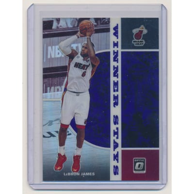2019-20 Donruss Optic Winner Stays Purple #20 LeBron James