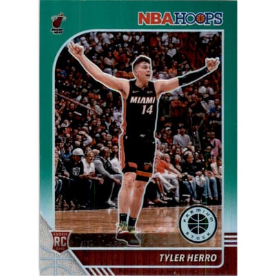 2019-20 Hoops Premium Stock Prizms Green #210 Tyler Herro