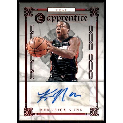 2019-20 Panini Chronicles Apprentice Signatures Red #18 Kendrick Nunn