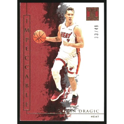 2019-20 Panini Impeccable Gold #96 Goran Dragic