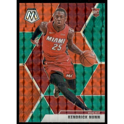 2019-20 Panini Mosaic Mosaic Choice Red and Green #234 Kendrick Nunn