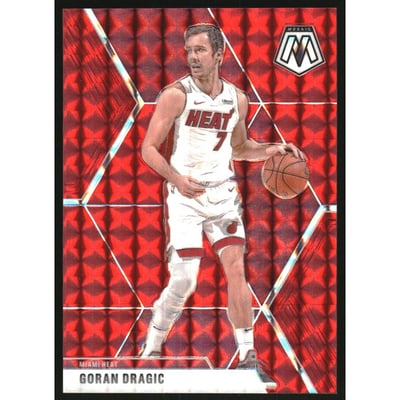 2019-20 Panini Mosaic Mosaic Choice Red Fusion #160 Goran Dragic