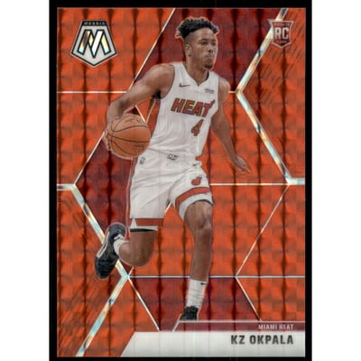 2019-20 Panini Mosaic Mosaic Choice Red Fusion #210 KZ Okpala