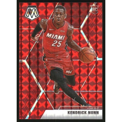 2019-20 Panini Mosaic Mosaic Choice Red Fusion #234 Kendrick Nunn