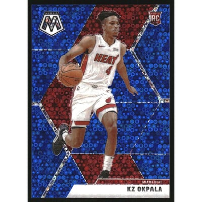 2019-20 Panini Mosaic Mosaic Fast Break Blue #210 KZ Okpala