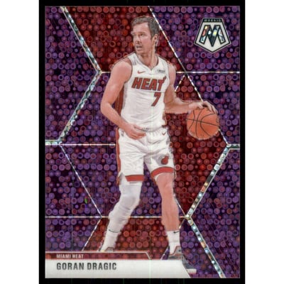 2019-20 Panini Mosaic Mosaic Fast Break Purple #160 Goran Dragic