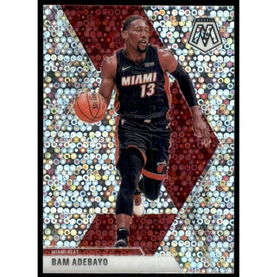 2019-20 Panini Mosaic Mosaic Fast Break Silver #150 Bam Adebayo