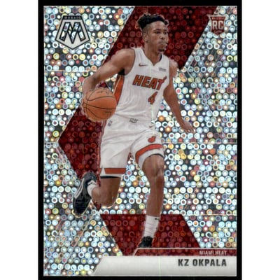 2019-20 Panini Mosaic Mosaic Fast Break Silver #210 KZ Okpala