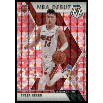 2019-20 Panini Mosaic Mosaic Pink Camo #280 Tyler Herro