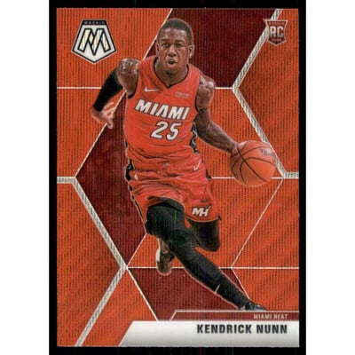 2019-20 Panini Mosaic Mosaic Red Wave #234 Kendrick Nunn