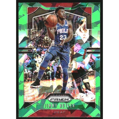 2019-20 Panini Prizm Prizms Green Ice #246 Jimmy Butler