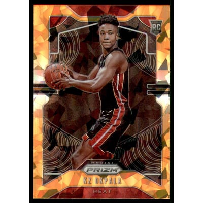 2019-20 Panini Prizm Prizms Orange Ice #275 KZ Okpala