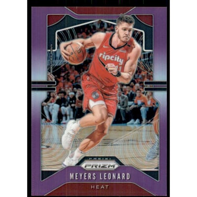 2019-20 Panini Prizm Prizms Purple #117 Meyers Leonard