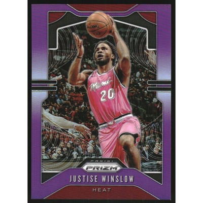 2019-20 Panini Prizm Prizms Purple #230 Justise Winslow