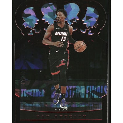 2020-21 Crown Royale Crystal Red #34 Bam Adebayo