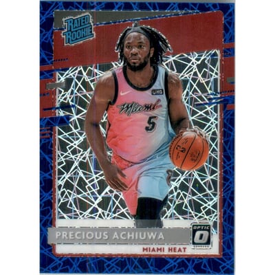 2020-21 Donruss Optic Blue Velocity #170 Precious Achiuwa RR