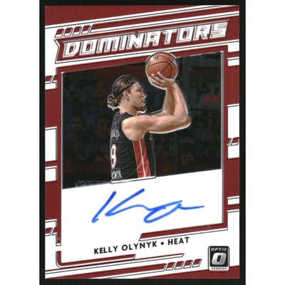 2020-21 Donruss Optic Dominators Signatures #29 Kelly Olynyk/99