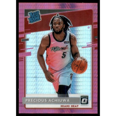 2020-21 Donruss Optic Hyper Pink #170 Precious Achiuwa RR