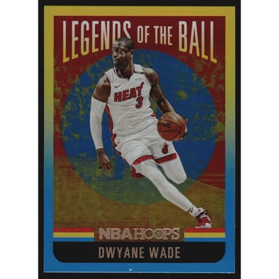 2020-21 Hoops Legends of the Ball #4 Dwyane Wade
