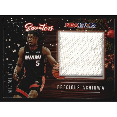 2020-21 Hoops Rookie Sweaters #13 Precious Achiuwa