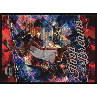 2020-21 Panini Contenders Optic Hoop Dreams Red Cracked Ice #9 Precious Achiuwa