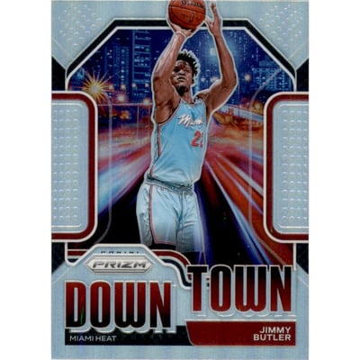 2020-21 Panini Prizm Downtown Bound Prizms Silver #11 Jimmy Butler