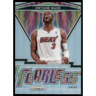 2020-21 Panini Prizm Fearless Prizms Silver #16 Dwyane Wade