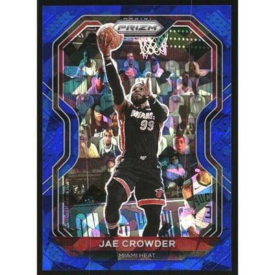 2020-21 Panini Prizm Prizms Blue Ice #146 Jae Crowder