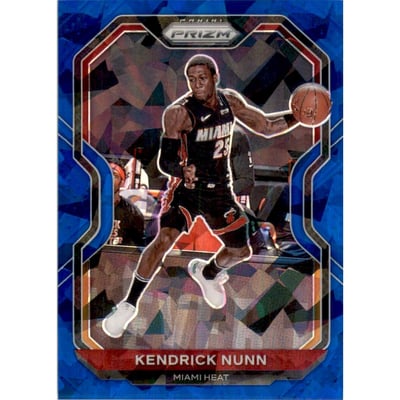 2020-21 Panini Prizm Prizms Blue Ice #213 Kendrick Nunn