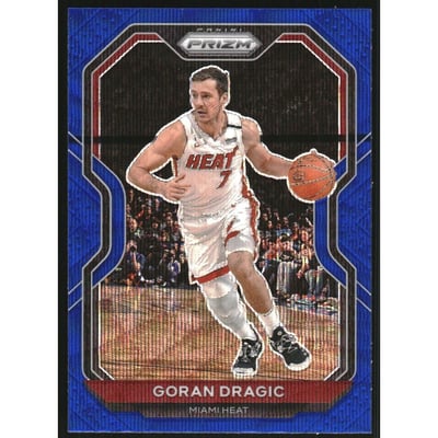2020-21 Panini Prizm Prizms Blue Wave #179 Goran Dragic