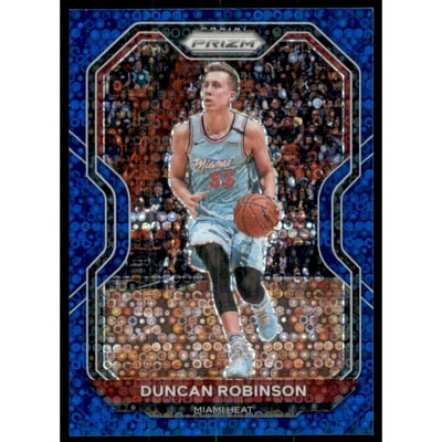 2020-21 Panini Prizm Prizms Fast Break Blue #181 Duncan Robinson