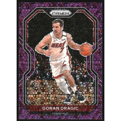 2020-21 Panini Prizm Prizms Fast Break Purple #179 Goran Dragic