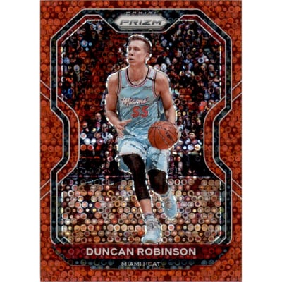 2020-21 Panini Prizm Prizms Fast Break Red #181 Duncan Robinson