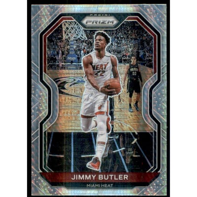 2020-21 Panini Prizm Prizms Hyper #137 Jimmy Butler
