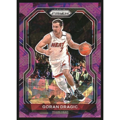 2020-21 Panini Prizm Prizms Purple Ice #179 Goran Dragic