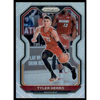 2020-21 Panini Prizm Prizms Silver #218 Tyler Herro