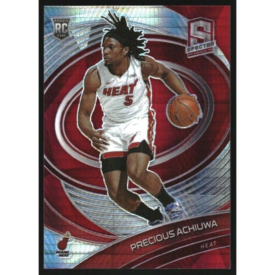 2020-21 Panini Spectra Asia Red #115 Precious Achiuwa