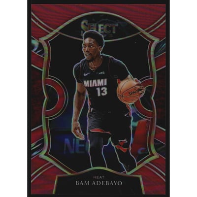 2020-21 Select Prizms Red #8 Bam Adebayo