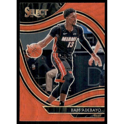 2020-21 Select Prizms Red Wave #211 Bam Adebayo