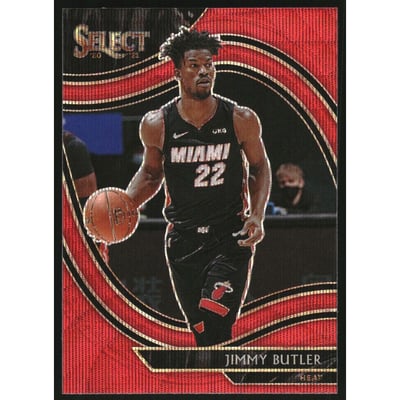 2020-21 Select Prizms Red Wave #257 Jimmy Butler