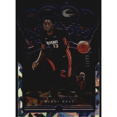 2021-22 Crown Royale Crystal Blue #92 Bam Adebayo